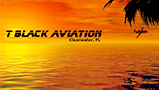 T Black Aviation Logo