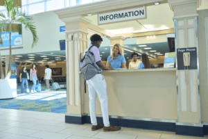 Airport Info Booth