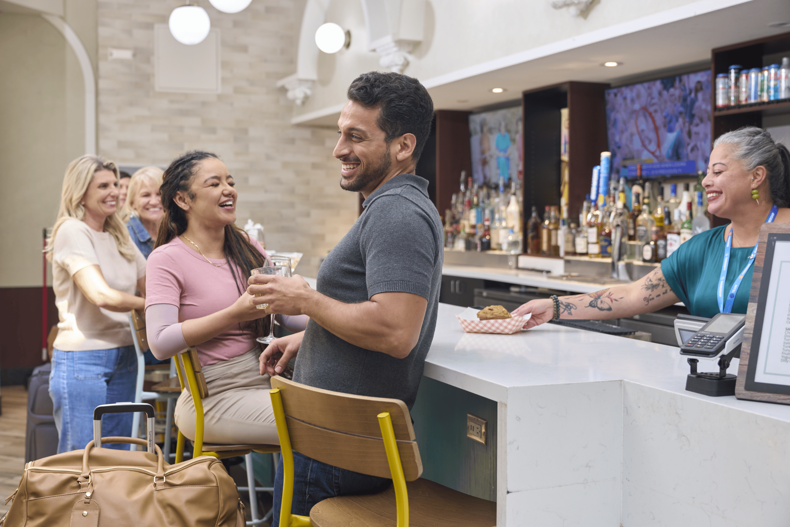 Mazzaro Bar at airport